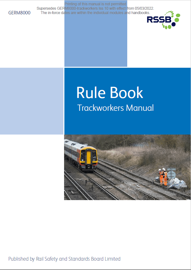 Rule Handbooks GB Rail Training