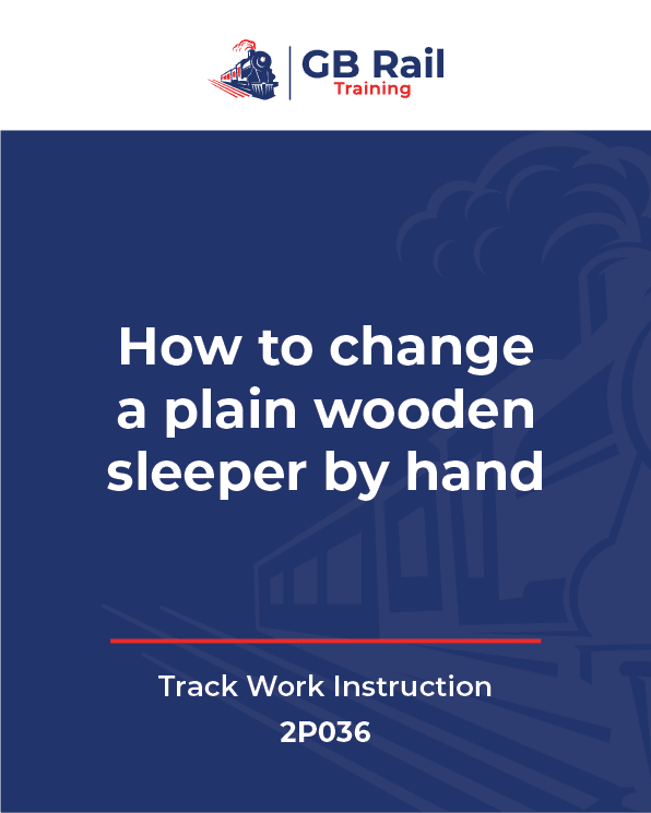 How To Change A Plain Wooden Sleeper By Hand